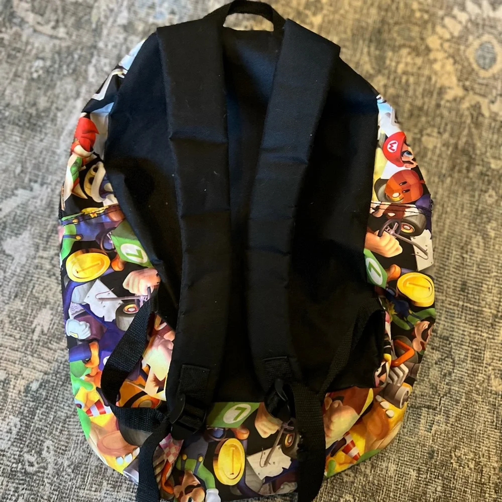 Super Mario Bros 3D All-Over Print Large Backpack 🎒